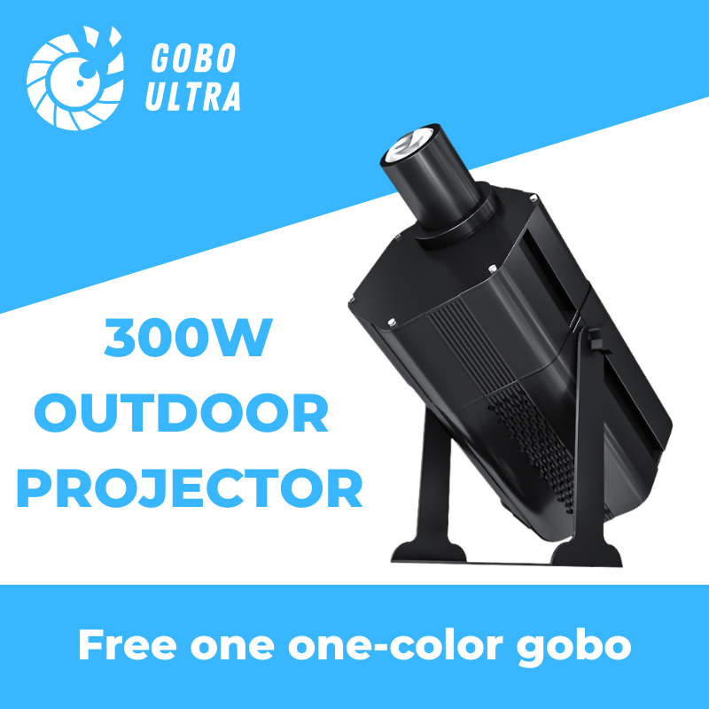 GoboUltra 300W Outdoor Waterproof Projector