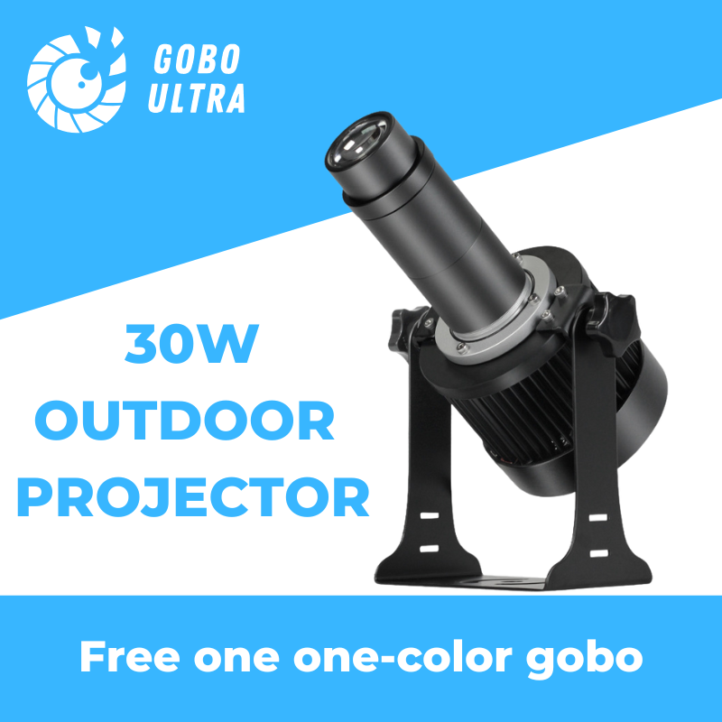 GoboUltra 30W Outdoor Waterproof Projector / 1-12.5ft