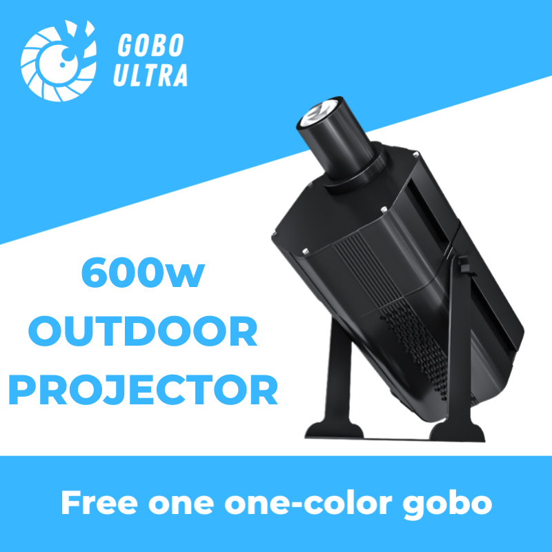GoboUltra 600W Outdoor Waterproof Projector
