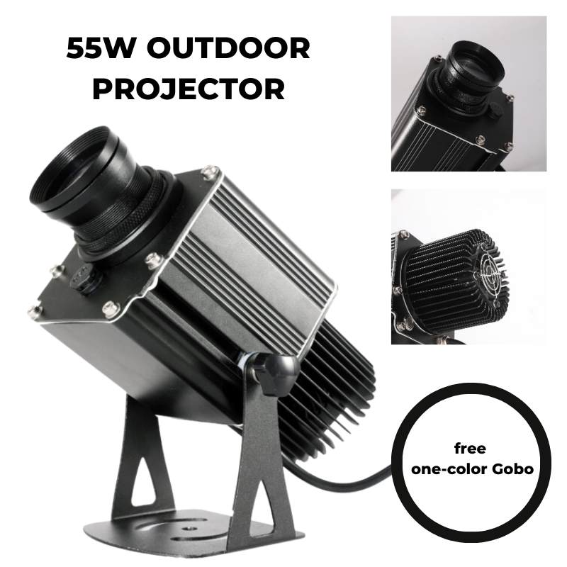 GoboUltra 55W Outdoor Waterproof Projector