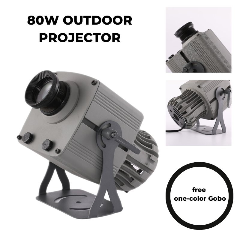 GoboUltra 80W Outdoor Waterproof Projector