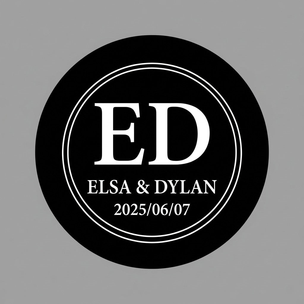 "Need it fast for your big day? 💍 We offer 1-Day Production and 3-Day FedEx Shipping to the US. Our pro-grade glass gobos ensure 4K clarity for your wedding monogram. Free design support included!"