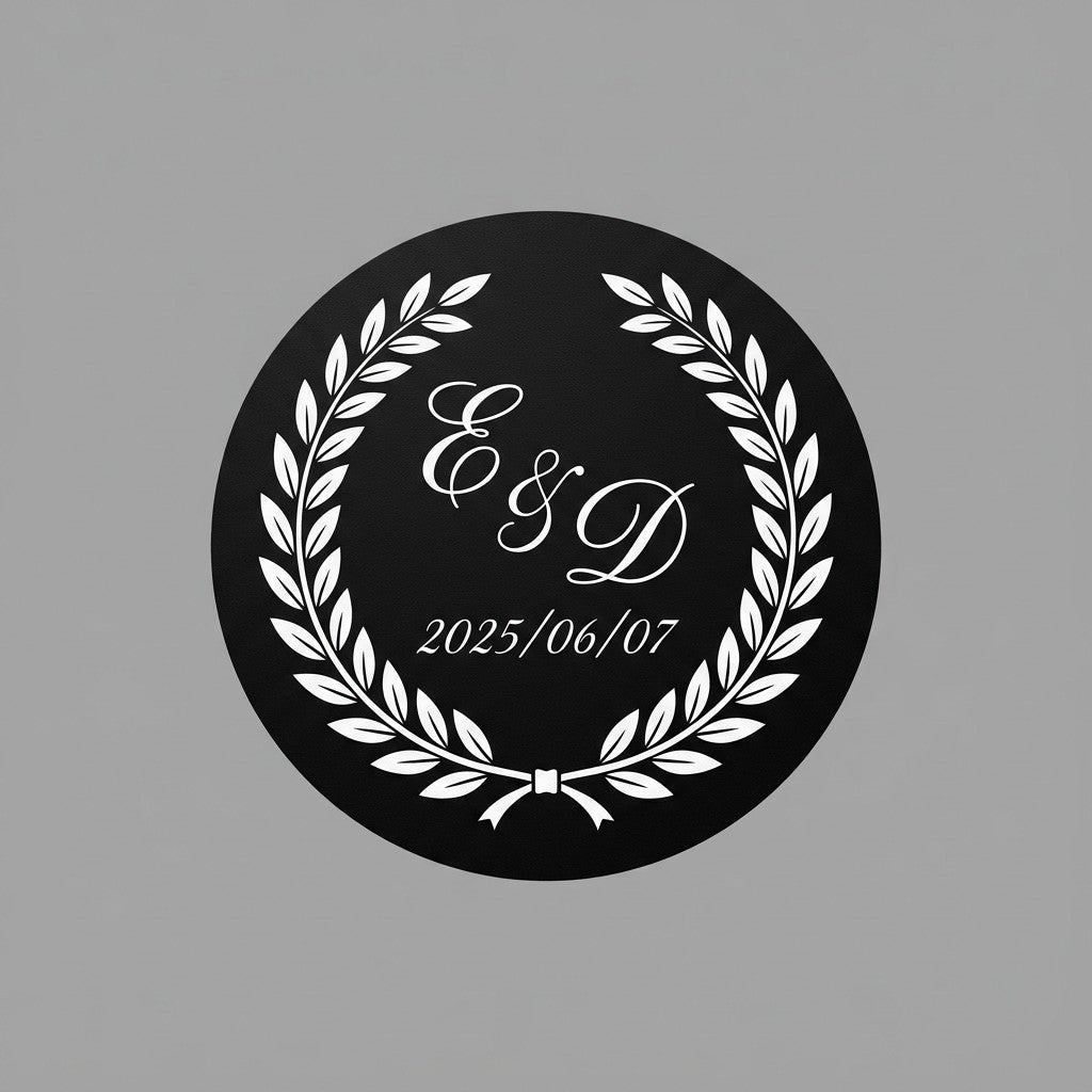 "Need it fast for your big day? 💍 We offer 1-Day Production and 3-Day FedEx Shipping to the US. Our pro-grade glass gobos ensure 4K clarity for your wedding monogram. Free design support included!"