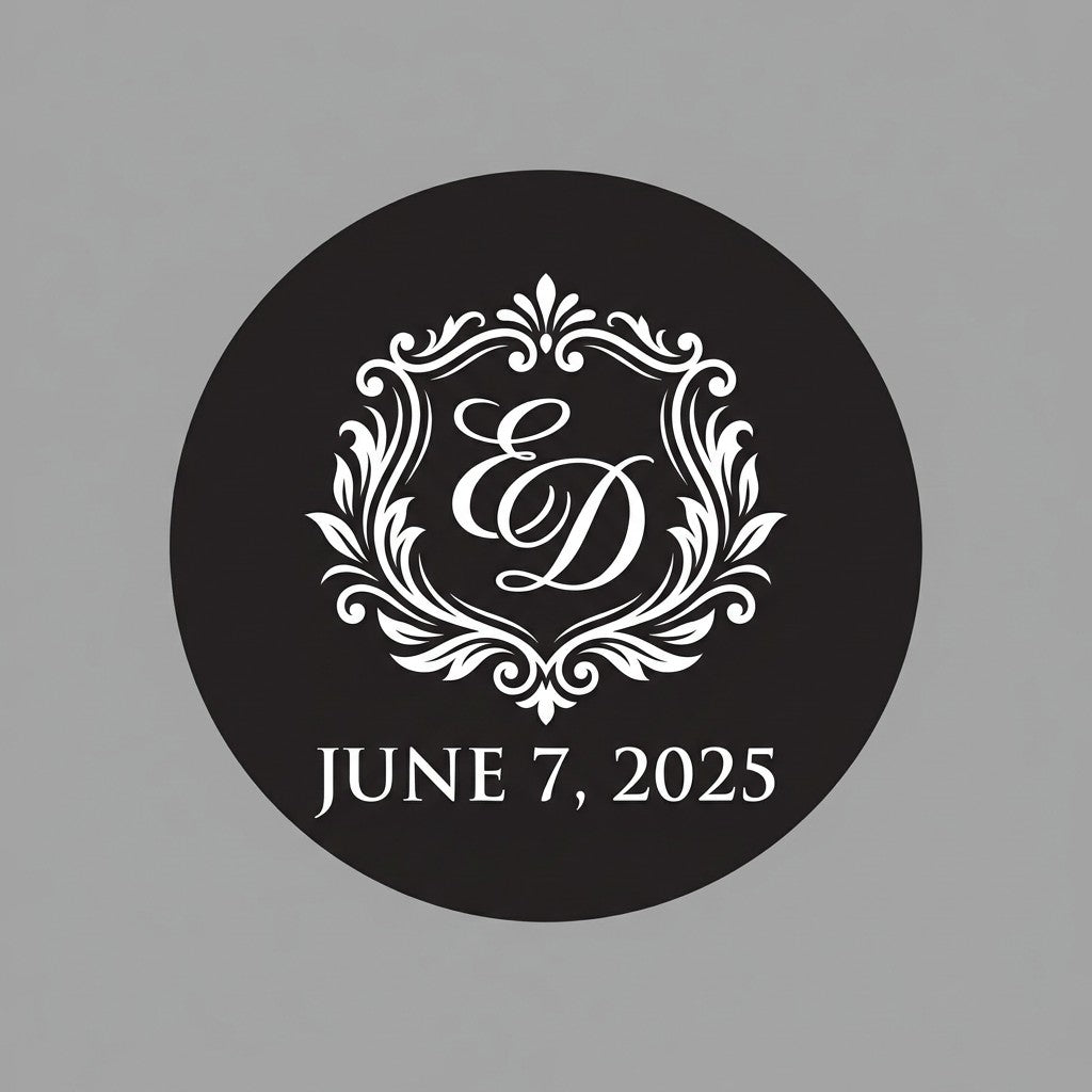 "Need it fast for your big day? 💍 We offer 1-Day Production and 3-Day FedEx Shipping to the US. Our pro-grade glass gobos ensure 4K clarity for your wedding monogram. Free design support included!"