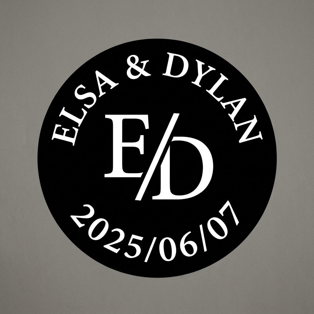 "Need it fast for your big day? 💍 We offer 1-Day Production and 3-Day FedEx Shipping to the US. Our pro-grade glass gobos ensure 4K clarity for your wedding monogram. Free design support included!"