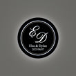"Need it fast for your big day? 💍 We offer 1-Day Production and 3-Day FedEx Shipping to the US. Our pro-grade glass gobos ensure 4K clarity for your wedding monogram. Free design support included!"