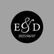 GoboUltra GUW-14 Wedding Monogram Gobo - Custom Glass Gobo Lens