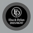 GoboUltra GUW-17 Wedding Monogram Gobo - Custom Glass Gobo Lens